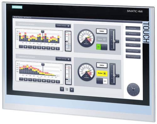 Siemens 6AV2124-0UC02-0AX1 6AV21240UC020AX1 SPS-Bedienpanel von Siemens