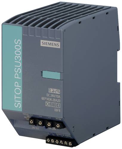 Siemens 6EP1434-2BA20 Hutschienen-Netzteil (DIN-Rail) 24 V/DC 10A Inhalt 1St. von Siemens