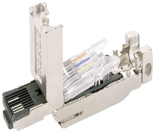 Siemens 6GK1901-1BB10-2AA0 IE FC RJ45 Plug 180, RJ45 Steckverbinder mit FC Anschlusst., 180 Grad, 1 von Siemens