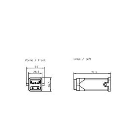 Siemens 6GK1905-0CA00 Hyprid Stecker LAN-Übertragungsrate 12MBit/s von Siemens