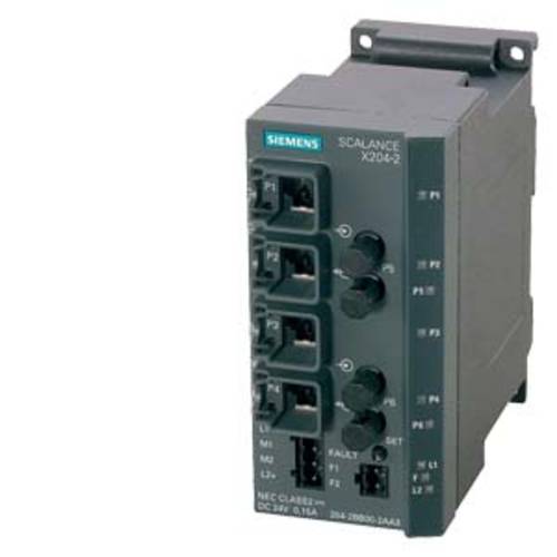 Siemens 6GK5204-2BB10-2AA3 Industrial Ethernet Switch 10 / 100MBit/s von Siemens