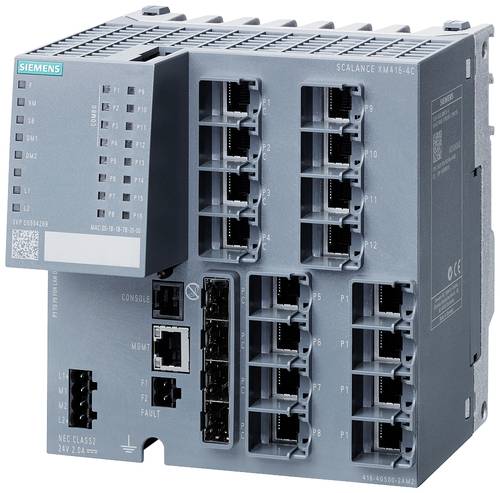 Siemens 6GK5416-4GR00-2AM2 Industrial Ethernet Switch 10 / 100 / 1000MBit/s von Siemens