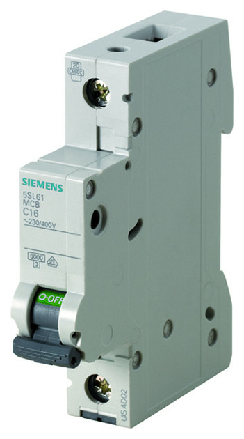 Siemens Automat 5SL6116-6 Sicherungsautomat 1pol. B 16A von Siemens