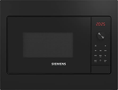 Siemens BF523LMB3 iQ300 Einbau-Mikrowelle, 50 x 38 cm, 800 Watt, Drehteller 27 cm, Türanschlag links, cookControl7 Automatikprogramme, Schwarz Siemens BF523LMB3 iQ300 Einbau-Mikrowelle, 50 x 38 cm, 800 Watt, Drehteller 27 cm, Türanschlag links, cookControl7 Automatikprogramme, Schwarz von SIEMENS