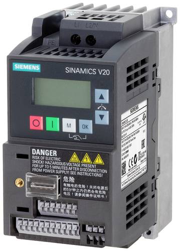 Siemens Basisumrichter 6SL3210-5BB15-5UV1 0.55kW 200 V, 240V von Siemens