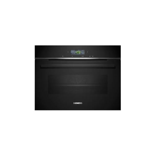 Siemens CB774G1B1, iQ700 Smarter Einbau-Kompaktbackofen, 60 x 45 cm, Made in Germany, Schwarz, activeClean Pyrolyse & humidClean Hydrolyse, Air Fry, Automatikprogramme, Farbiger Touchscreen Siemens CB774G1B1, iQ700 Smarter Einbau-Kompaktbackofen, 60 x 45 cm, Made in Germany, Schwarz, activeClean Pyrolyse & humidClean Hydrolyse, Air Fry, Automatikprogramme, Farbiger Touchscreen von SIEMENS