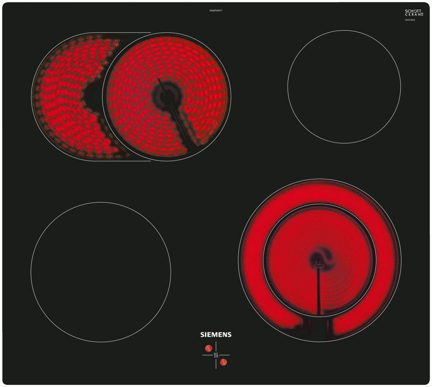 Siemens EA601GN17 Kochfeld, Glaskeramik von Siemens