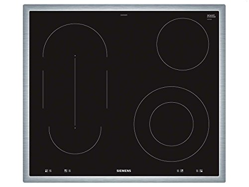 Siemens EA645GMA1E iQ300 Elektrokochfeld / 4 Heizelemente / 58.3 cm / Glaskeramik, Edelstahl von Siemens