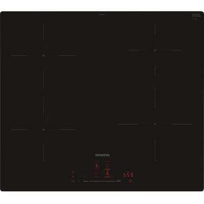 Siemens EH601HEB1E iQ100 Induktionskochfeld 60 cm Schwarz, flächenbündig (integriert) von Siemens