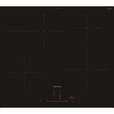Siemens EH601HFB1E iQ300 Induktionskochfeld 60 cm Schwarz, flächenbündig Siemens EH601HFB1E iQ300 Induktionskochfeld 60 cm Schwarz, flächenbündig von Siemens