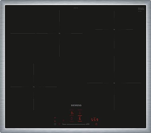 Siemens EH645HFB1E iQ300, Smartes Induktionskochfeld, 60 cm, Schwarz, Mit Rahmen aufliegend, TouchSlider, Dunstabzugsautomatik – das perfekte Zusammenspiel Siemens EH645HFB1E iQ300, Smartes Induktionskochfeld, 60 cm, Schwarz, Mit Rahmen aufliegend, TouchSlider, Dunstabzugsautomatik – das perfekte Zusammenspiel von SIEMENS