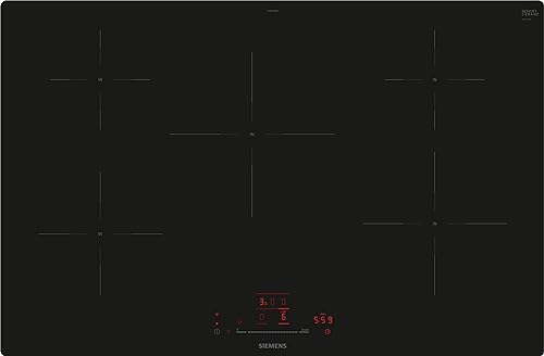 Siemens EH801HVB1E iQ100, Smartes Induktionskochfeld, 80 cm, Schwarz, flächenbündig, TouchSlider, Intelligente Dunstabzugsautomatik – das perfekte Zusammenspiel von Kochfeld und Dunstabzugshaube Siemens EH801HVB1E iQ100, Smartes Induktionskochfeld, 80 cm, Schwarz, flächenbündig, TouchSlider, Intelligente Dunstabzugsautomatik – das perfekte Zusammenspiel von Kochfeld und Dunstabzugshaube von SIEMENS