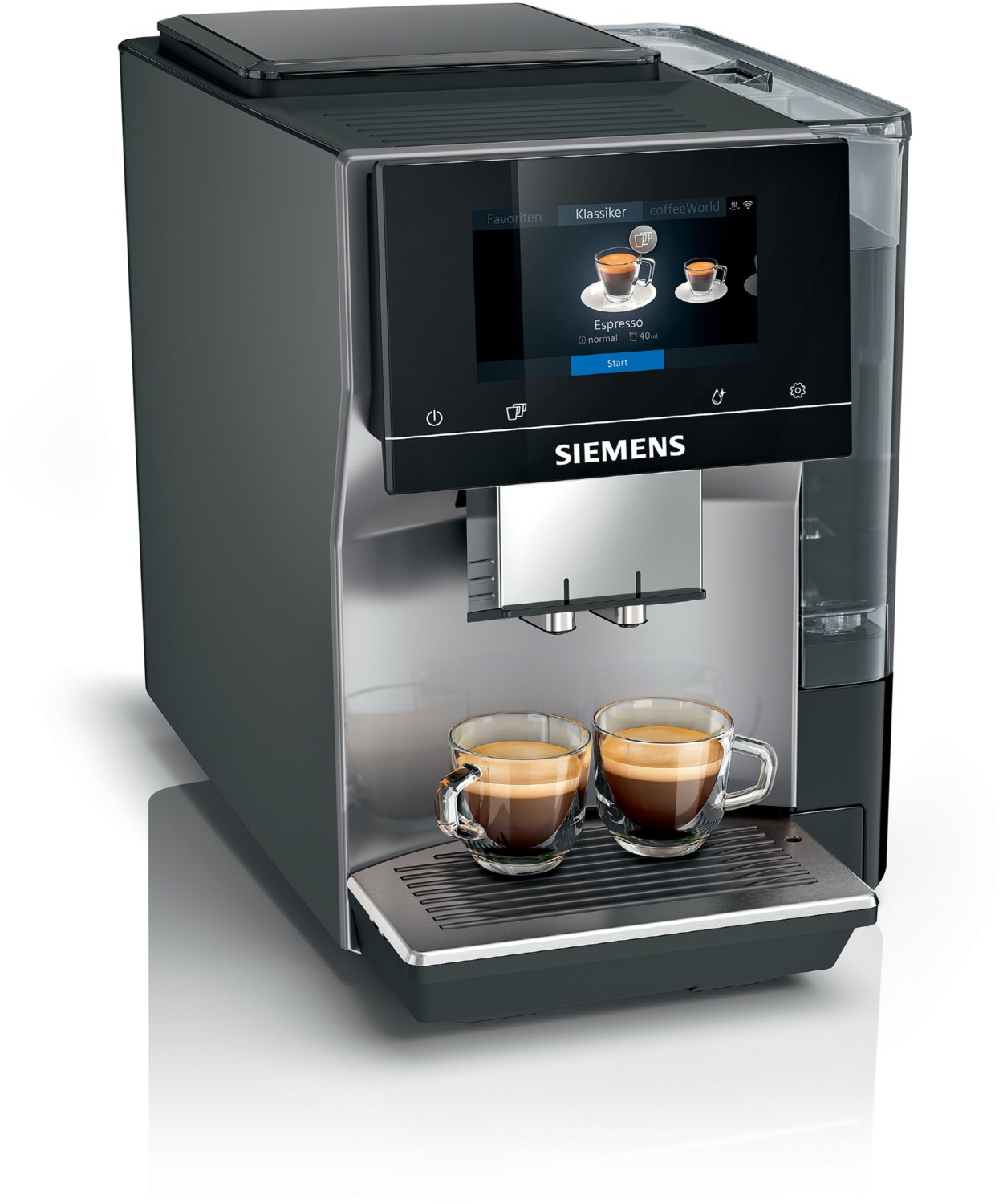 Siemens EQ 700 classic Kaffeevollautomat Morning Haze/Schwarz von Siemens