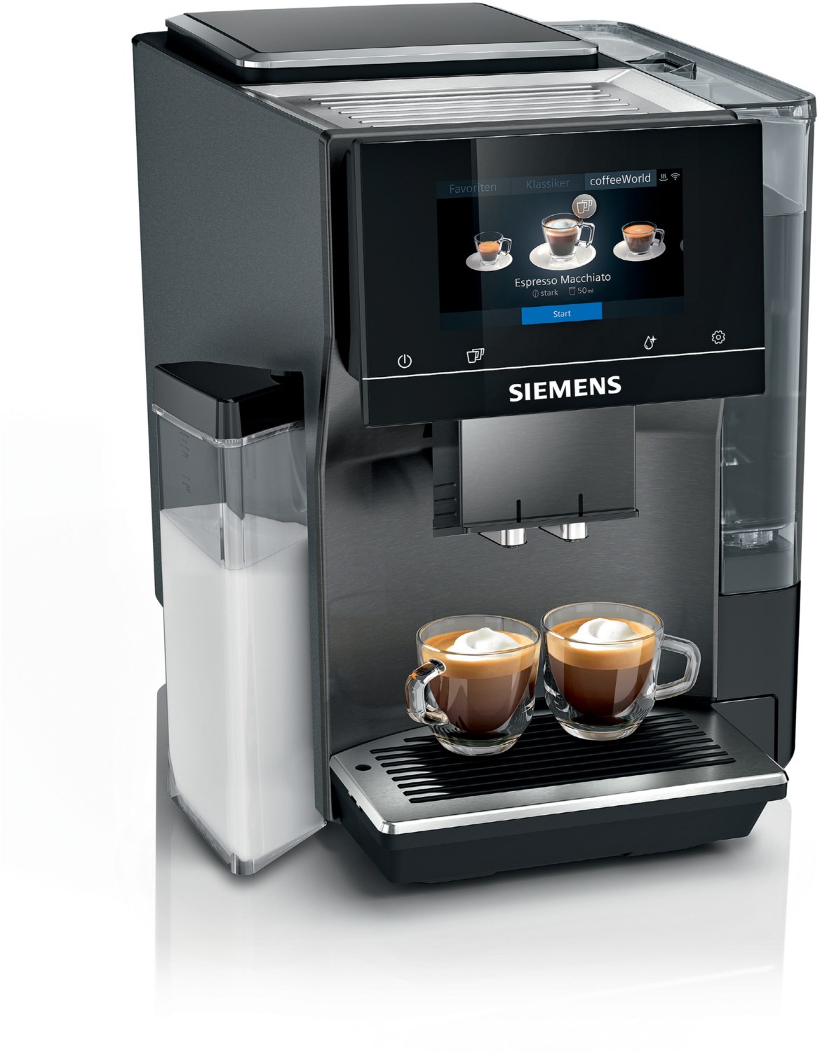 Siemens EQ 700 integral Kaffeevollautomat Dark Inox/Midnight Silver Metallic von Siemens