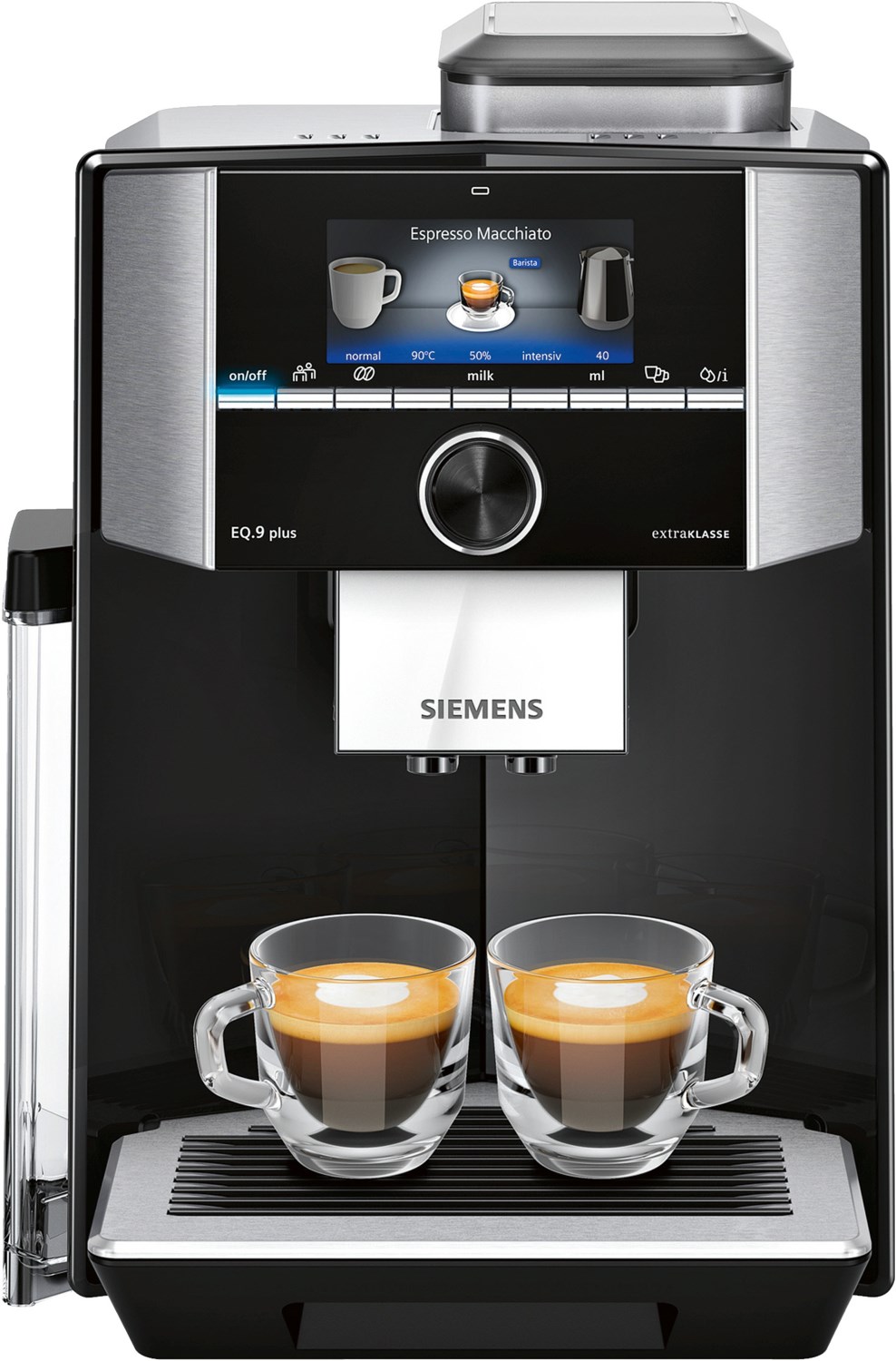 Siemens EQ.9 plus s500 extraKlasse Kaffeevollautomat schwarz/edelstahl von Siemens
