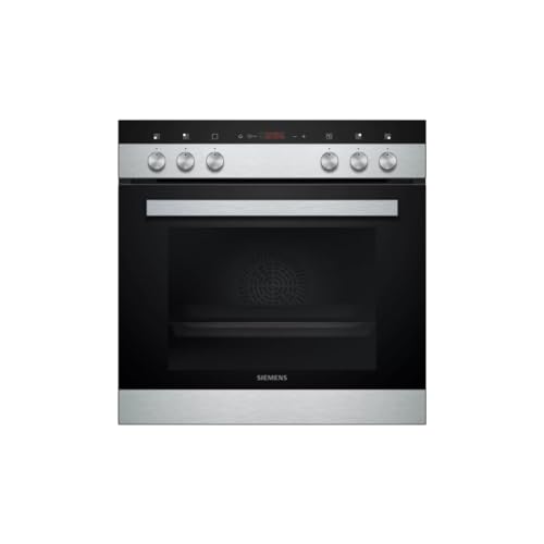 Siemens EQ110KA1Z iQ100 Herd-Glaskeramik-Kochfeld-Kombination (herdgesteuert), 59,4 cm breit, Schnellaufheizung, 3D-Heißluft Plus Backen auf 3 Ebenen von SIEMENS
