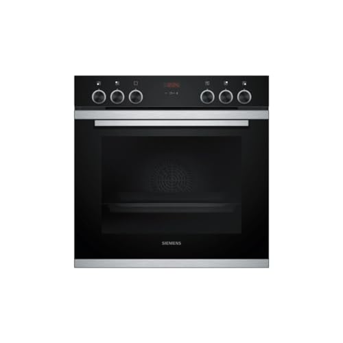 Siemens EQ211KA10 iQ300 Herd-Glaskeramik-Kochfeld-Kombination (herdgesteuert), 59,4 cm breit, Schnellaufheizung, 3D-Heißluft Plus Backen auf 3 Ebenen von SIEMENS