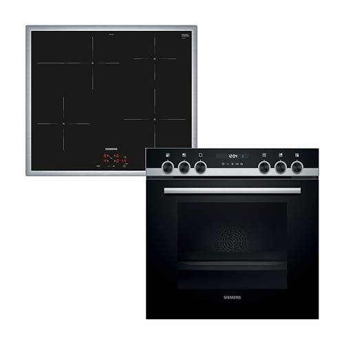Siemens EQ522IB00 iQ300 Herd-Glaskeramik-Kochfeld-Kombination herdgesteuert, 59,4 cm breit, granit Glanz-Emaille - einfache Reinigung, cookControl10 - Automatikprogramme Siemens EQ522IB00 iQ300 Herd-Glaskeramik-Kochfeld-Kombination herdgesteuert, 59,4 cm breit, granit Glanz-Emaille - einfache Reinigung, cookControl10 - Automatikprogramme von SIEMENS