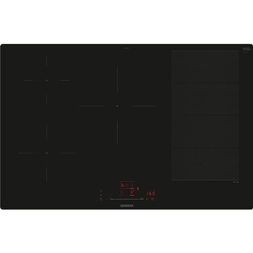 Siemens EX801HVC1E, iQ700, Smartes Induktionskochfeld, Autark, Flächenbündig, 80 cm, Schwarz, touchSlider Bedienung, Flexible und Intelligente Kochzonen, powerBoost für schnelleres Kochen, varioMotion Siemens EX801HVC1E, iQ700, Smartes Induktionskochfeld, Autark, Flächenbündig, 80 cm, Schwarz, touchSlider Bedienung, Flexible und Intelligente Kochzonen, powerBoost für schnelleres Kochen, varioMotion von SIEMENS