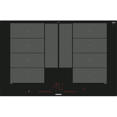 Siemens EX801LYC1E iQ700 Induktionskochfeld 80 cm Schwarz, flächenbündig (integriert) von Siemens