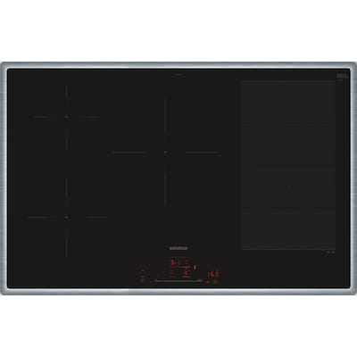 Siemens EX845HVC1E iQ700 Induktionskochfeld 80 cm Schwarz, Mit Rahmen aufliegend Siemens EX845HVC1E iQ700 Induktionskochfeld 80 cm Schwarz, Mit Rahmen aufliegend von Siemens