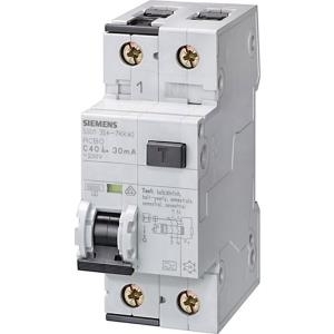 Siemens FI-Schutzschalter/Leitungsschutzschalter 2polig 6 A 230 V 5SU1354-6KK06 (5SU1354-6KK06) von Siemens