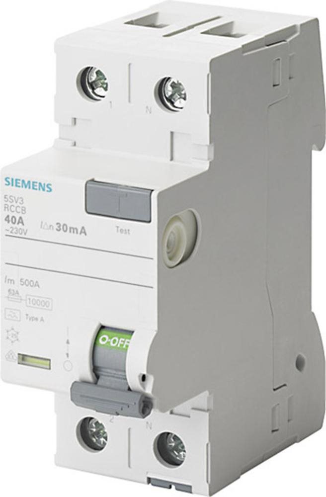 Siemens FI-Schutzschalter 2polig 16 A 230 V 5SV3311-6 (5SV3311-6) von Siemens