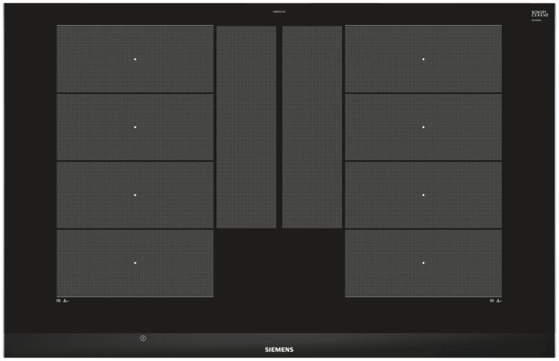 Siemens Flex-Induktions-Kochfeld EX875LYC1E, 4 Kochzonen, 80cm breit von Siemens