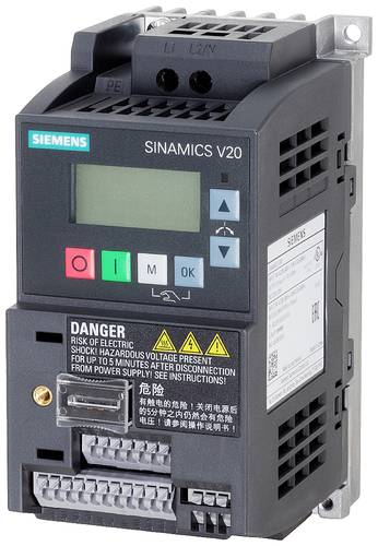 Siemens Frequenzumrichter 6SL3210-5BB12-5UV1 0.25kW 200 V, 240V von Siemens