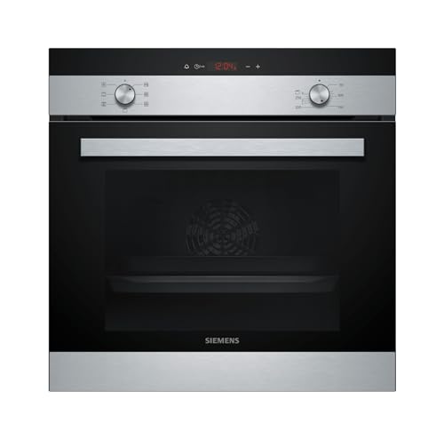 Siemens HB113FBS1, iQ100 Einbau-Backofen, 60 x 60 cm, Schwarz, Edelstahl, Schnellaufheizung, Gleichmäßig Bräunung durch 3D Heißluft, einfache Bedienung dank LED Display und versenkbarer Drehwähler Siemens HB113FBS1, iQ100 Einbau-Backofen, 60 x 60 cm, Schwarz, Edelstahl, Schnellaufheizung, Gleichmäßig Bräunung durch 3D Heißluft, einfache Bedienung dank LED Display und versenkbarer Drehwähler von SIEMENS