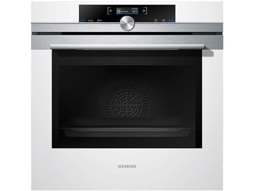 Siemens HB634GBW1 iQ700 Einbau-Elektro-Backofen/Weiß/A+ / coolStart-kein Vorheizen/Backofentür mit SoftMove für gedämpftes Öffnen und Schließen / 4D Heißluft von Siemens