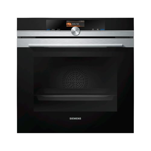 Siemens HB676G0S1 Einbau-Backofen iQ700, Integrierbarer Backofen 60 x 60cm, activeClean, TFT-Display, cookControl Plus, 4D-Heißluft, Schwarz von Siemens