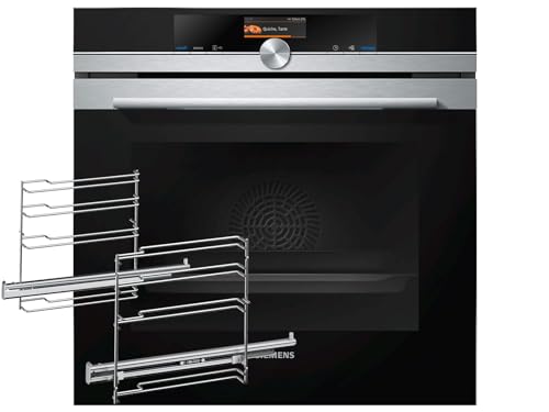 Siemens HB676G0S1 Einbau-Backofen iQ700, Integrierbarer Backofen 60 x 60cm, activeClean, TFT-Display, cookControl Plus, 4D-Heißluft, Schwarz Siemens HB676G0S1 Einbau-Backofen iQ700, Integrierbarer Backofen 60 x 60cm, activeClean, TFT-Display, cookControl Plus, 4D-Heißluft, Schwarz von SIEMENS