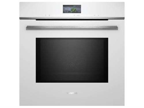 Siemens HM776G3W1, iQ700 Smarter Einbau-Backofen, 60 x 60 cm, 800 W, Made in Germany, Weiß, Selbstreinigung mit Pyrolyse & Hydrolyse, Air Fry, Automatikprogramme, Air Fry, Farbiger Touchscreen Siemens HM776G3W1, iQ700 Smarter Einbau-Backofen, 60 x 60 cm, 800 W, Made in Germany, Weiß, Selbstreinigung mit Pyrolyse & Hydrolyse, Air Fry, Automatikprogramme, Air Fry, Farbiger Touchscreen von SIEMENS