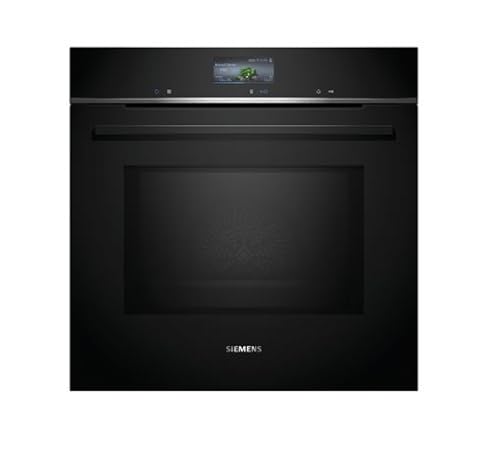 Siemens HM776GKB1, iQ700 Smarter Einbau-Backofen mit Mikrowellenfunktion, 60 x 60 cm, 800 W, Made in Germany, Schwarz, activeClean & humidClean Selbstreinigung, Air Fry, cookControl, Farb-Touchscreen Siemens HM776GKB1, iQ700 Smarter Einbau-Backofen mit Mikrowellenfunktion, 60 x 60 cm, 800 W, Made in Germany, Schwarz, activeClean & humidClean Selbstreinigung, Air Fry, cookControl, Farb-Touchscreen von SIEMENS