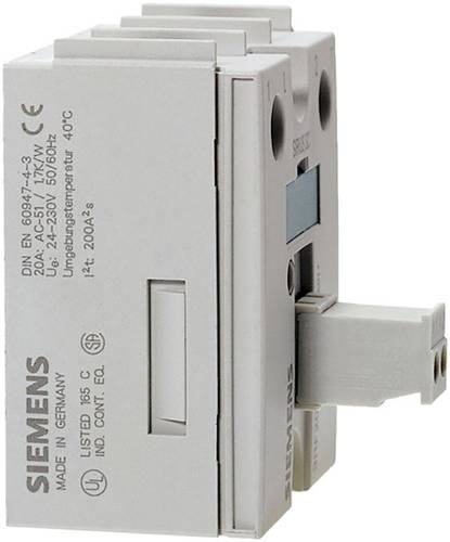 Siemens Halbleiterrelais 3RF20201AA45 20A Schaltspannung (max.): 600 V/AC Nullspannungsschaltend 1St von Siemens