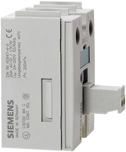 Siemens Halbleiterrelais 3RF20301AA42 30A Schaltspannung (max.): 230 V/AC Nullspannungsschaltend 1St von Siemens