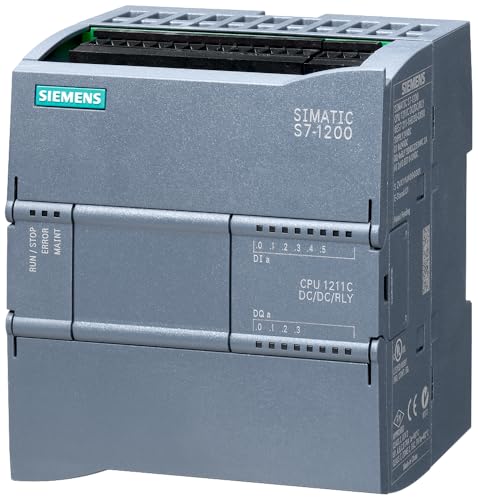 Siemens Indus.Sector Kompakt CPU S7-1200 6ES7211-1HE40-0XB0 DC/DC/Relais SPS-Grundgerät 4047623402688 von SIEMENS