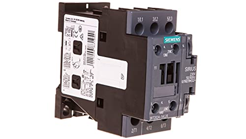 Siemens – Installationsschütze, AC-3 5,5 kW 400 V KONTAKT offen + Kontakt geschlossen 230 V S0 Schrauben von Siemens