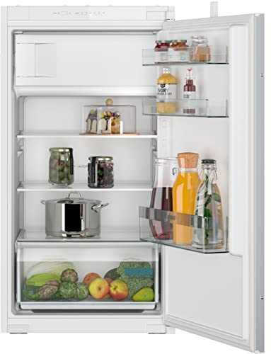 Siemens KI32LNSE0 Einbau-Kühlschrank iQ100, integrierbarer Kühlautomat mit Gefrierfach 102x56 cm, 132L Kühlen, 15L Gefrieren, freshBox, LED-Beleuchtung, superCooling, autoAirflow. von Siemens