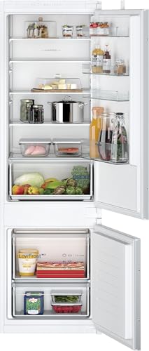 SIEMENS KI87VNSE0, iQ100, Einbau-Kühl-Gefrier-Kombination, 177,5 x 56 cm Nische, 200 L Kühlen + 70 L Gefrieren, Made in Germany, lowFrost, längere Frische mit freshBox, sehr Leise, Schleppscharnier SIEMENS KI87VNSE0, iQ100, Einbau-Kühl-Gefrier-Kombination, 177,5 x 56 cm Nische, 200 L Kühlen + 70 L Gefrieren, Made in Germany, lowFrost, längere Frische mit freshBox, sehr Leise, Schleppscharnier von SIEMENS