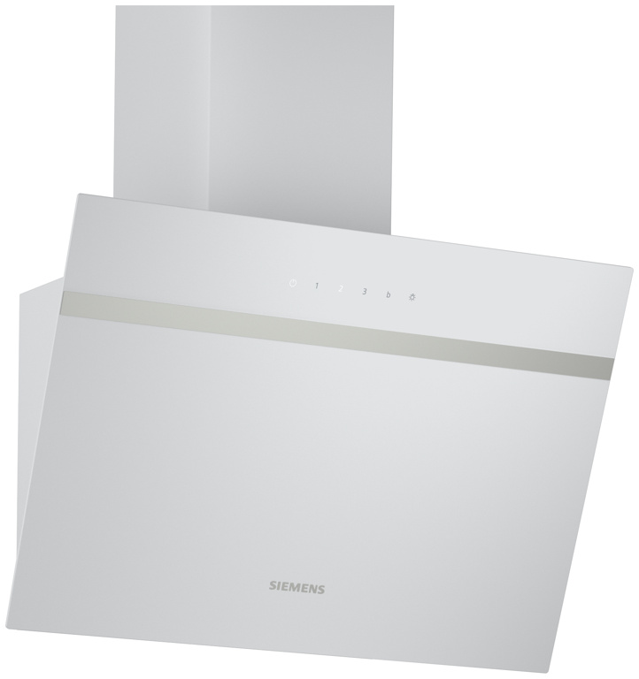 Siemens LC65KDK20 Kopffreihaube 60 cm Weiß mit Glasschirm Siemens LC65KDK20 Kopffreihaube 60 cm Weiß mit Glasschirm von Siemens