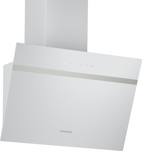 Siemens LC65KDK20 Wandesse iQ100, Dunstabzugshaube zur Wandmontage, 60cm breit, Intensivstufe, LED-Beleuchtung, touchControl, Metallfettfilter, Weiß Siemens LC65KDK20 Wandesse iQ100, Dunstabzugshaube zur Wandmontage, 60cm breit, Intensivstufe, LED-Beleuchtung, touchControl, Metallfettfilter, Weiß von SIEMENS