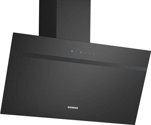 Siemens LC85KDK60 Wandesse iQ100, Dunstabzugshaube zur Wandmontage, 80cm breit, Intensivstufe, LED-Beleuchtung, touchControl, Metallfettfilter, Schwarz Siemens LC85KDK60 Wandesse iQ100, Dunstabzugshaube zur Wandmontage, 80cm breit, Intensivstufe, LED-Beleuchtung, touchControl, Metallfettfilter, Schwarz von SIEMENS