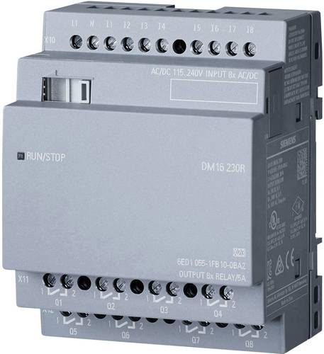 Siemens LOGO! DM16 230R 0BA2 SPS-Erweiterungsmodul 115 V/AC, 115 V/DC, 230 V/AC, 230 V/DC von Siemens