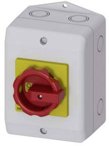 Siemens Lasttrennschalter Rot, Gelb 3polig 6mm² 16A 1 Schließer, 1 Öffner 690 V/AC 3LD20641GP53 von Siemens