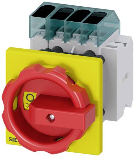 Siemens Lasttrennschalter Rot, Gelb 4polig 16mm² 25A 1 Schließer, 1 Öffner 690 V/AC 3LD31541TL53 von Siemens