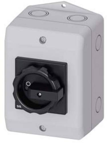 Siemens Lasttrennschalter Schwarz 3polig 16mm² 32A 1 Schließer, 1 Öffner 690 V/AC 3LD22641GP51 von Siemens