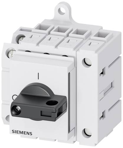 Siemens Lasttrennschalter Schwarz 4polig 16mm² 63A 1 Schließer, 1 Öffner 690 V/AC 3LD34301TL11 von Siemens