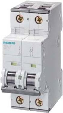 Siemens Leitungsschutzschalter 2 A 2-polig C (5SY6202-7) von Siemens